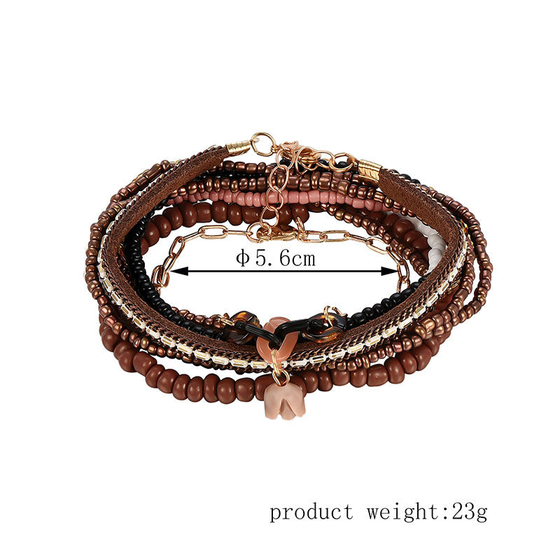 Personalized Solid Color Dual-use Short Bracelet