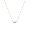 Twelve Birthstone Necklace Women's Simple Color Gem Necklace