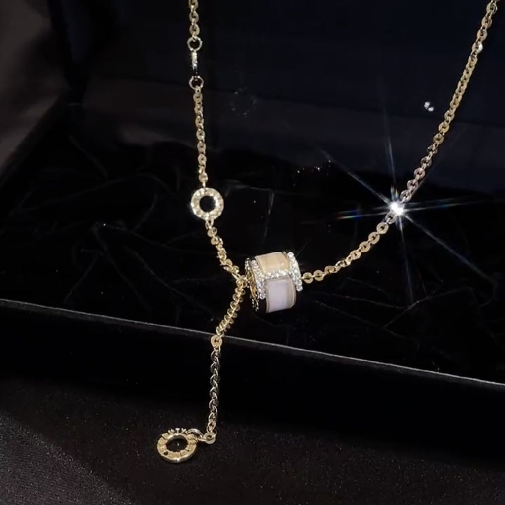 Opal Small Waist Necklace Necklace Beauty Clavicle Chain