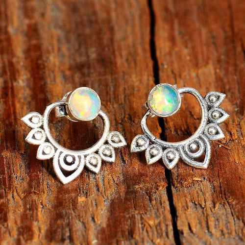 Boho Style Lotus Fashion Ladies Earrings