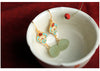 Sterling Silver Ancient Gold Hetian Jade Lotus Seedpod Enamel Women's Court Retro Temperamental Earrings