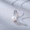 S925 Sterling Silver Fashion Swan Necklace
