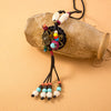 Simple Woven Ethnic Style Long Necklace Retro Autumn And Winter Sweater Chain