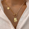 Multilayer Pearl Butterfly Necklace Multilayer Necklace Lady