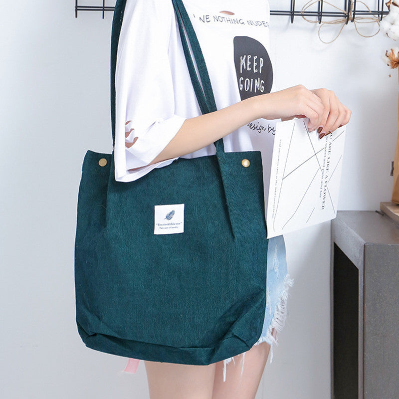 Source Manufacturers Korean Version Of The Trend Of Thickened Diagonal Canvas Ladies Bags