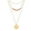 Beaded Crystal Necklace 316L Titanium Steel Necklace