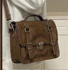 Student Schoolbag Backpack Autumn Winter Retro Buckle College Style Class Bag