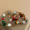 Contrast Color Beaded Stitching Bracelet Fashion