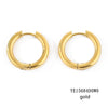 Classic Round Hoops Earrings
