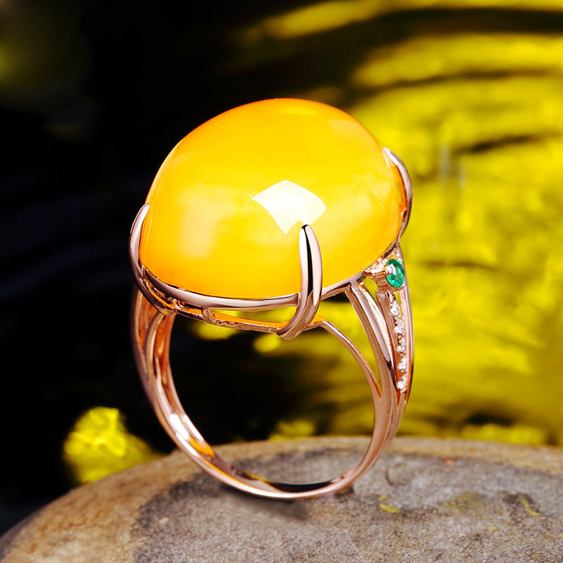 18k Rose Gold PlatedBeeswax Ring