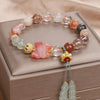 Ethnic Style Natural Color Hair Crystal Bracelet
