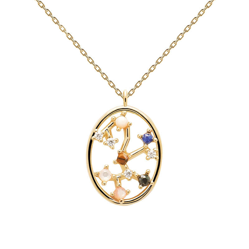 Necklace Ins Twelve Constellation Necklace Women's Exquisite Niche