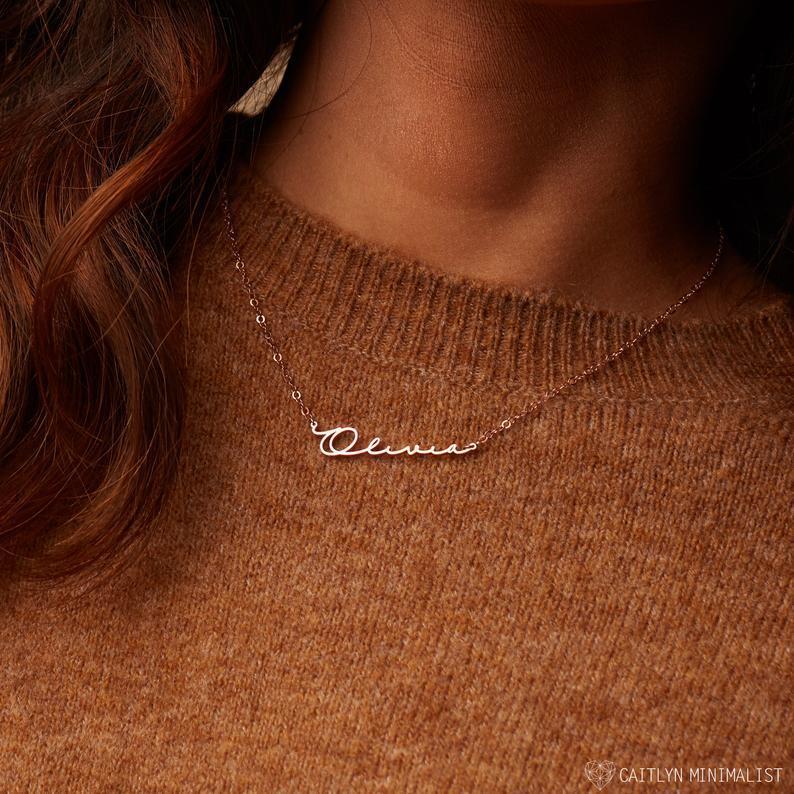English Alphabet Accessories Necklace Female Punk Retro Trend Necklace Simple Necklace