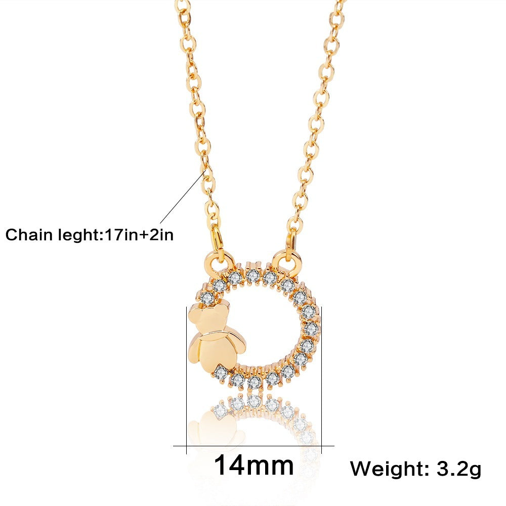 Beautiful Lady Necklace Net Red Clavicle Necklace