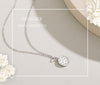 S925 Sterling Silver Diamond Pendant Necklace