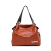 Women's Portable Fashion Stitching Messenger Shoulder Bag