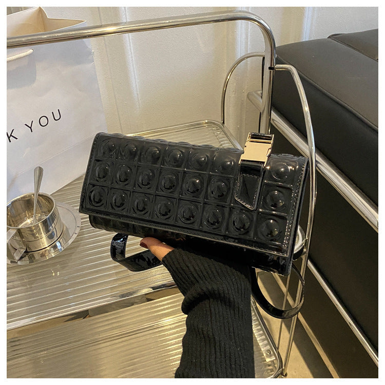Multi-Color Crossbody Fashion Diamond Chain Small Square Bag