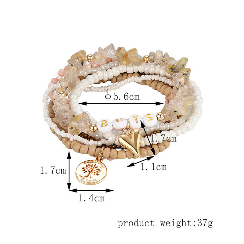 Personalized Solid Color Dual-use Short Bracelet