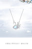 Swan Lake Necklace Female 925 Sterling Silver Feather Clavicle Chain