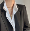 Snake Bone Necklace Personality Wild Necklace Fashionable Hee