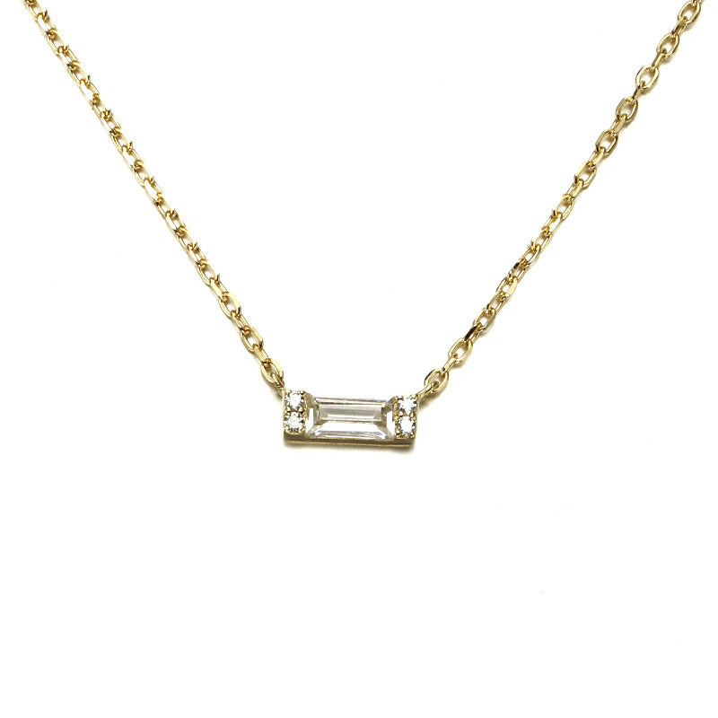 Grandma Green Zircon Princess Necklace