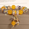 Original Handmade Aquamarine Crystal Bracelet For Women