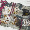 Animal Cat Print Hooded Pullover