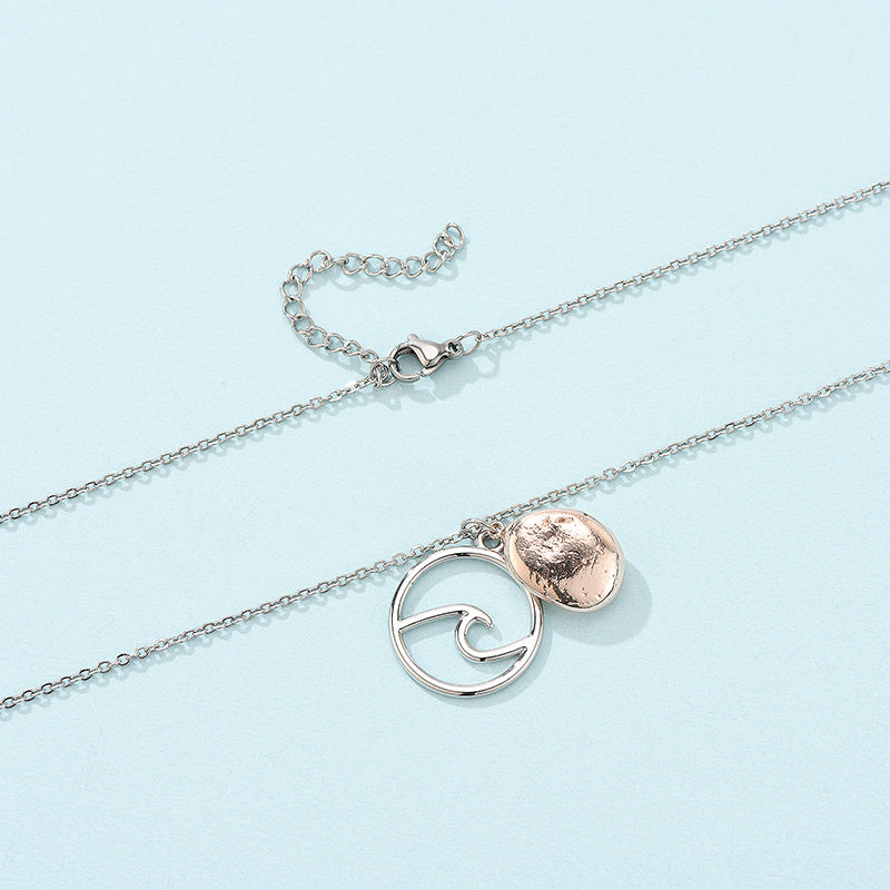Fashion New Ladies Alloy Necklace Geometric Alloy Necklace