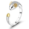 Zodiac Ring, Sterling Silver Ring, Female Ring, Natal Year Ring
