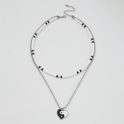 Heart Necklace Bohemian Fashion Simple Necklace
