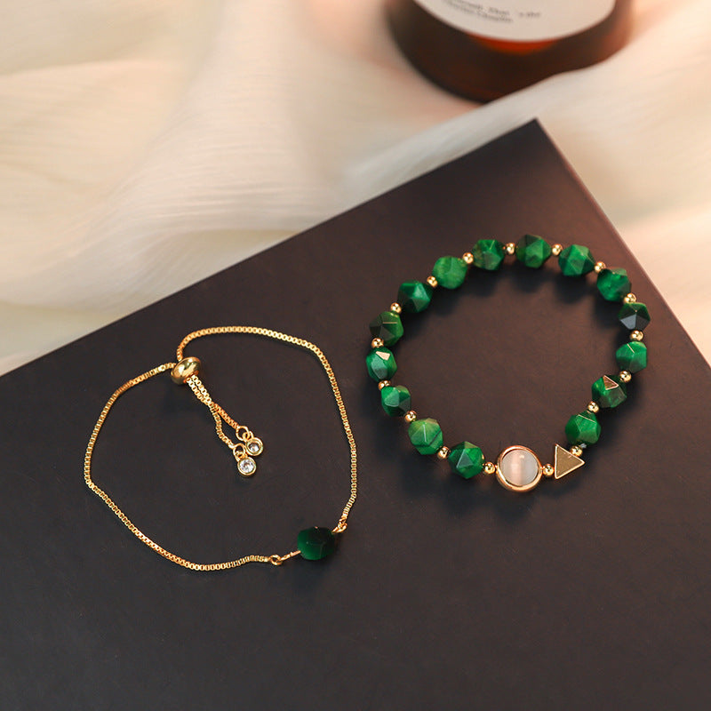 Korean Cold Wind Blue Crystal Bracelet Women