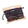 New Retro Student Beaded Bracelet Set Hand Weaving Bracelet Women