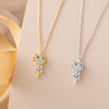 Cat Diamond Pendant Necklace Female Clavicle Chain