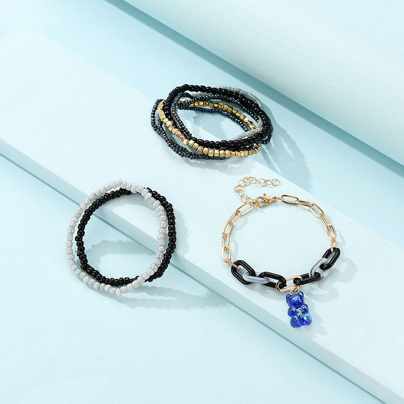 Personalized Solid Color Dual-use Short Bracelet