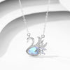 Swan Lake Necklace Female 925 Sterling Silver Feather Clavicle Chain