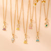 Fairy Princess Necklace Women's Fashion Colorful Zircon