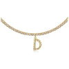 Europe And America Creative Decorative Diamond Letters Necklace Fashion Jewelry