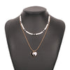 Heart Necklace Bohemian Fashion Simple Necklace