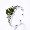 Ring Retro Female Japanese And Korean Purple Zircon Ring Diamond Ring