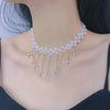 High-end Temperament Necklace Fairy Crystal Flow Necklace