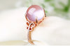 adjustable butterfly ring