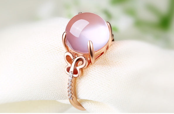 adjustable butterfly ring
