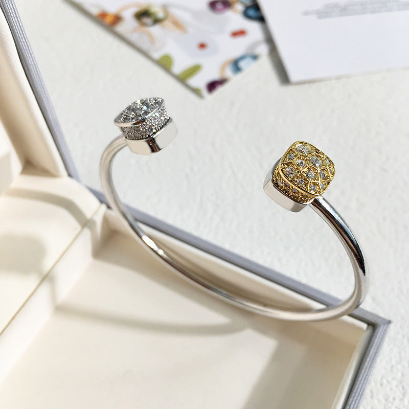 Fashion Geometry Pattern Square Color Bracelet