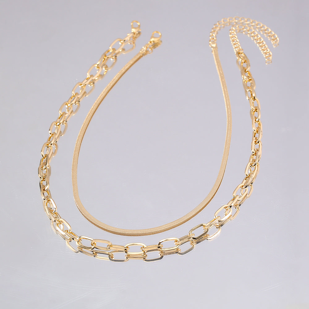 Europe And The United States Cross-border Jewelry, Multi-layer Fashion, Sexy Street-style Necklaces Ins Women