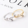 14k Gold Zircon Ring Ring Student Joint Ring