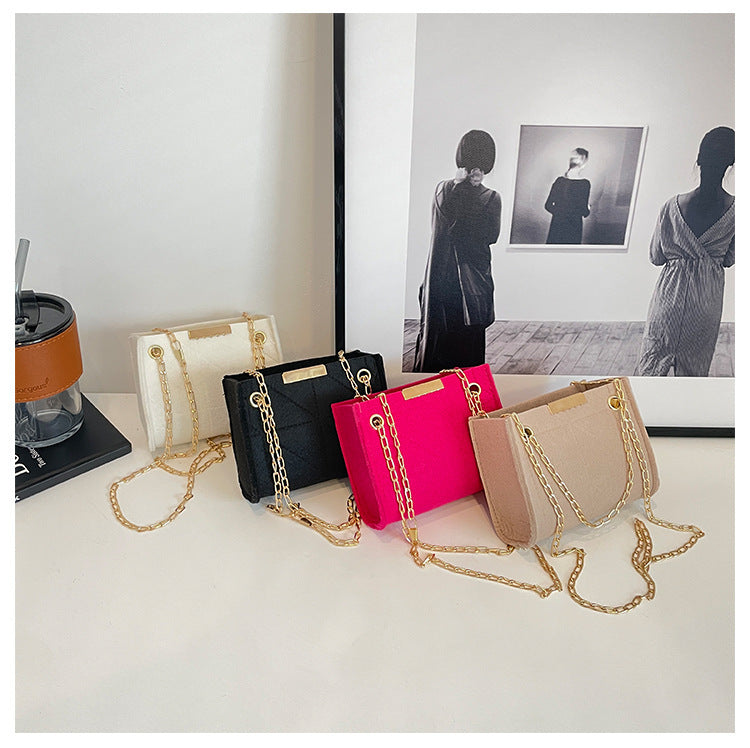 Women's Fashion Korean Style Environmental Protection Shoulder Messenger Lunch Small Square Bag