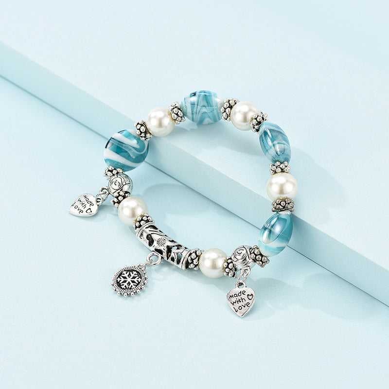 Fashion Long Bracelet All-match Pure Color Alloy Jewelry