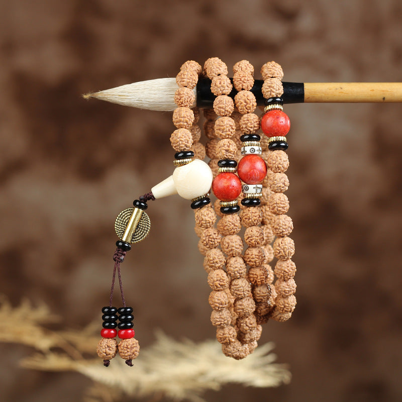 Nepal King Kong Bodhi 108 Wenwan Buddha Beads Bracelet