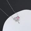 Women's Fashion Zircon Love Necklace
