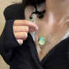 Double Brown Gemstone Necklace For Women Necklace